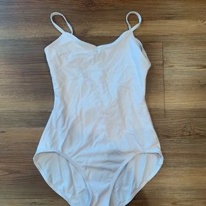 Capezio white leotard